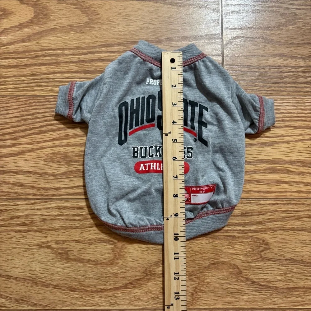 NCAA OSU Ohio State Buckeyes Pet Life Dog Shirt XS